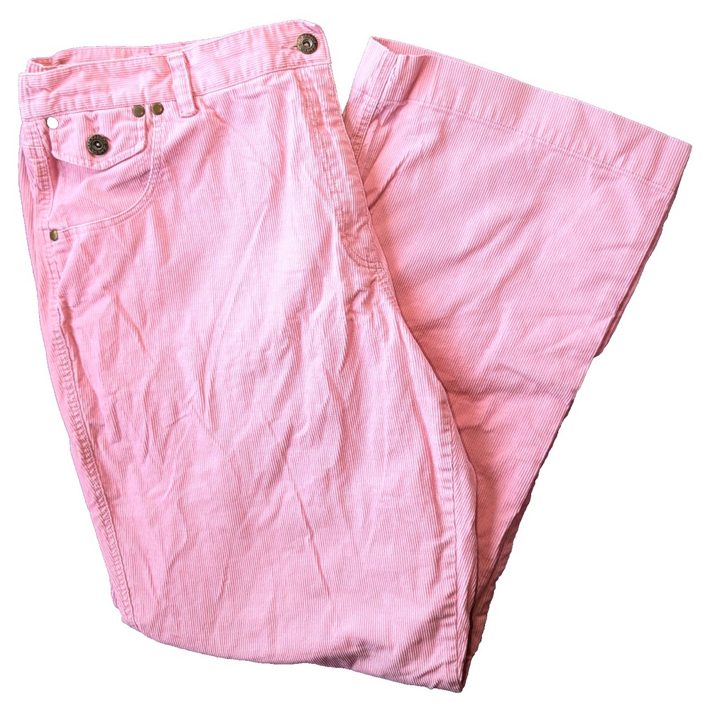 Sag Harbor Woman 18W Light Pink Corduroy Wide Leg Pants